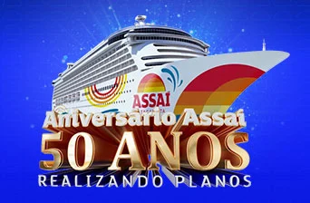 Promoção Assaí 2024 Aniversário 50 Anos