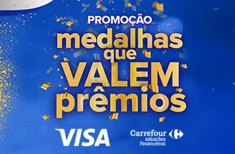 Promoção Visa Carrefour 2024 Medalhas que valem Prêmios